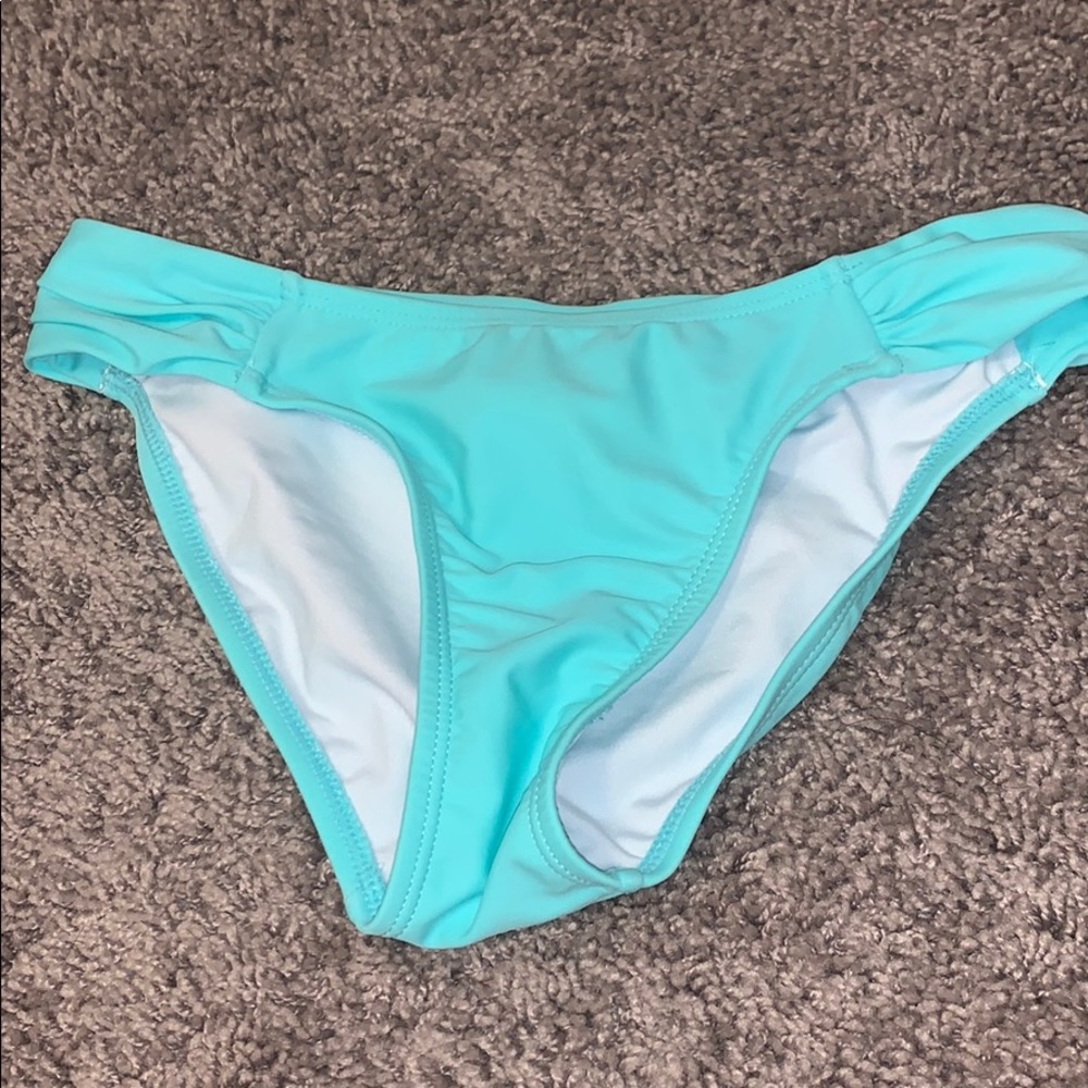 Blue bikini bottoms